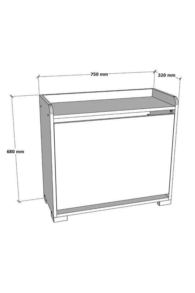 Duo 2 Bölmeli Çamaşırlık Çok Amaçlı İki Bölmeli Dolap Kirli Çamaşır Sepeti
